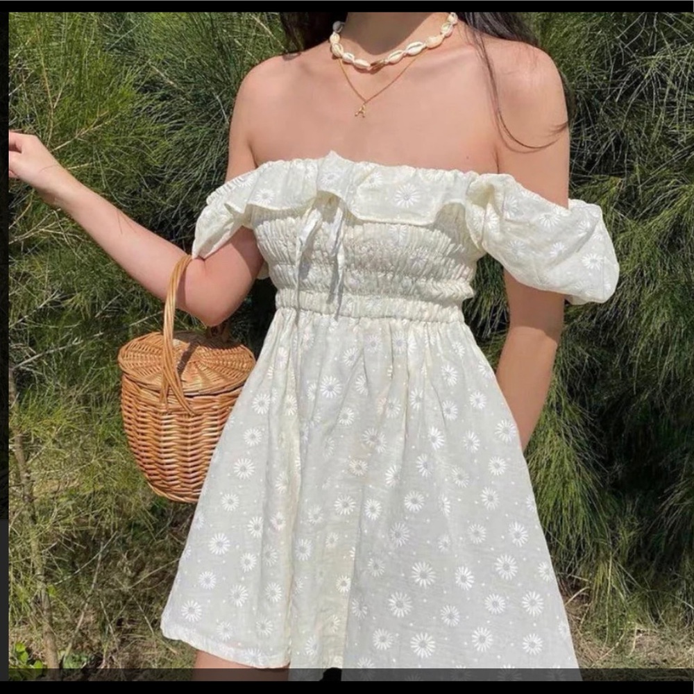 Vintage style Bardot dress